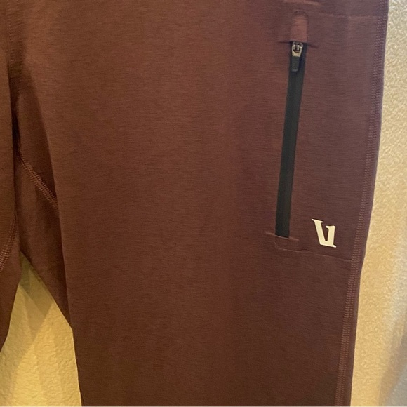 VUORI Men Brown Sunday Performance Key Embroidery Jogger Pants Size Large - Picture 4 of 10